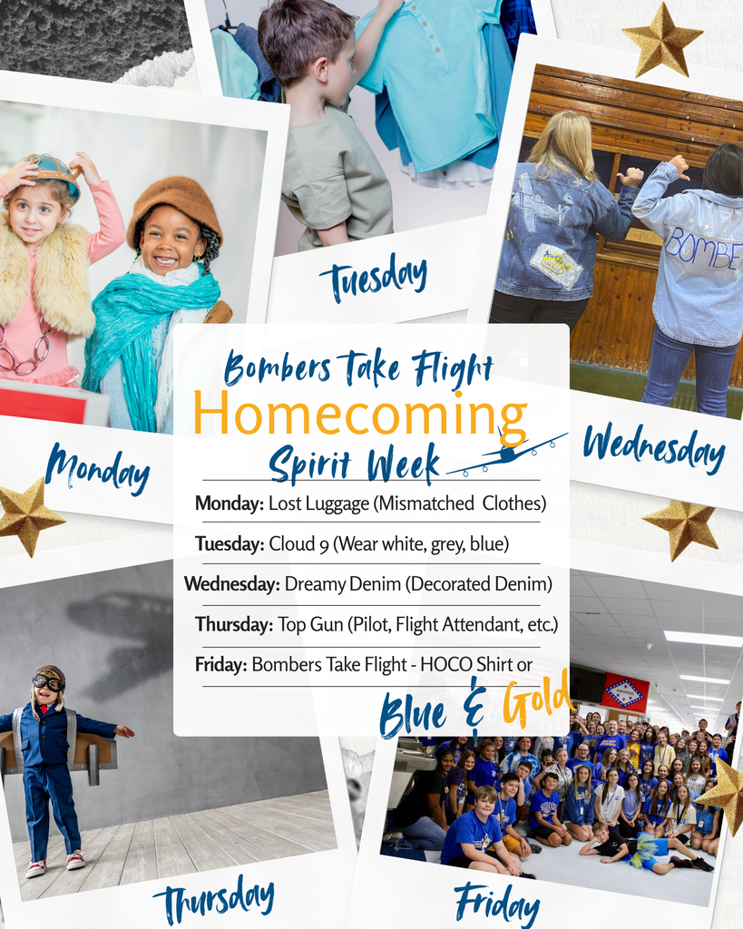 Bombers Take Flight Homecoming Spirit Week