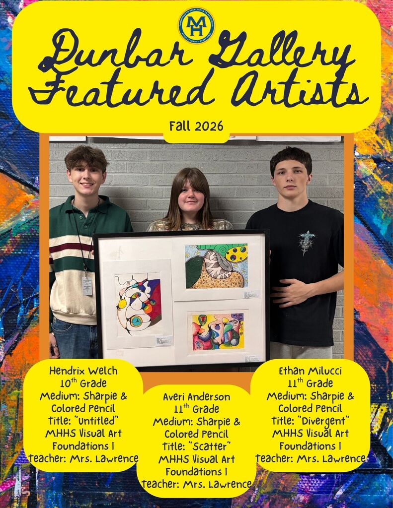 Dunbar Featured Artists MHHSCA