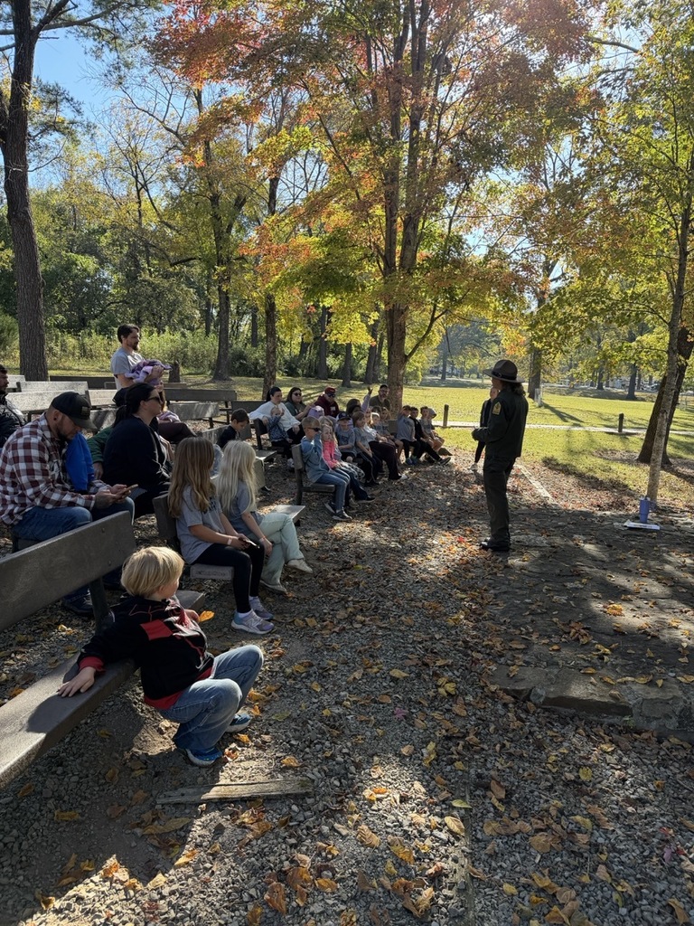 NHW students listening to a park ranger at the state park