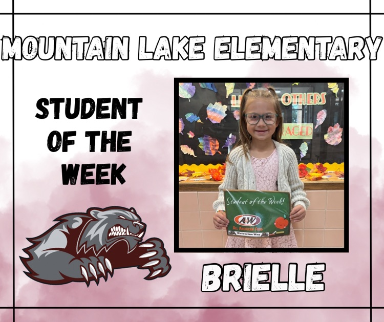 student of the week Brielle