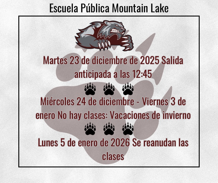 winter break Spanish 