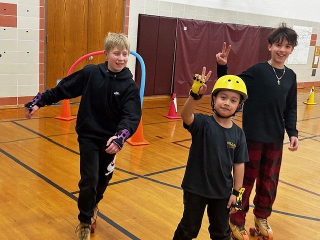 Roller Skating in Phy Ed