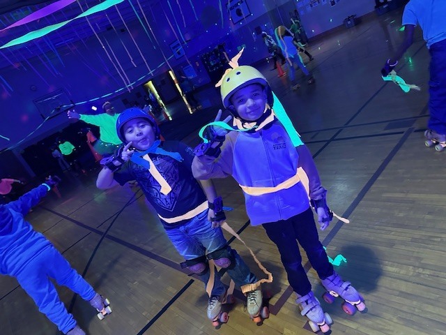 Roller Skating in Phy Ed