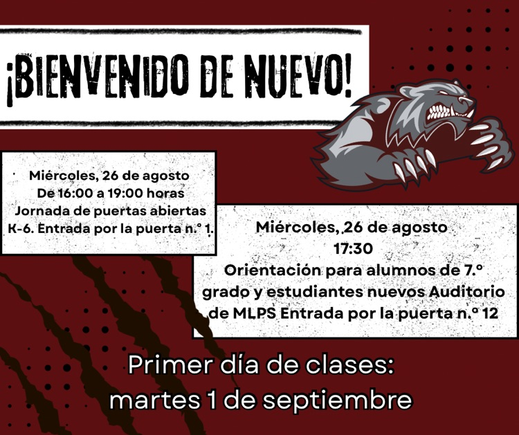 welcome back Spanish