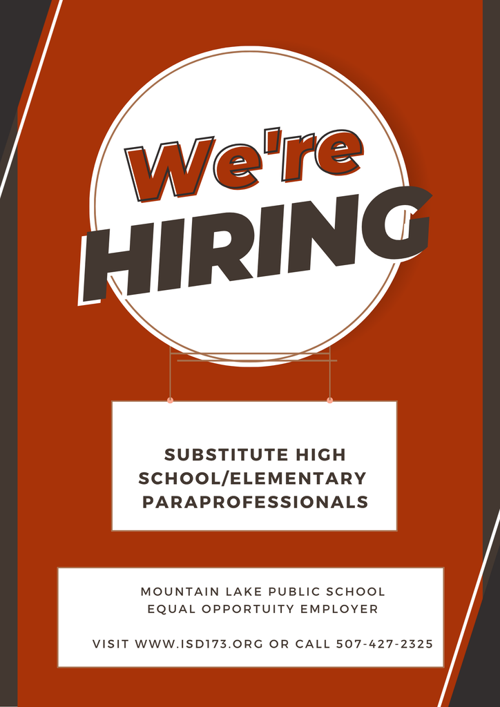 Help wanted - substitute paraprofessionals
