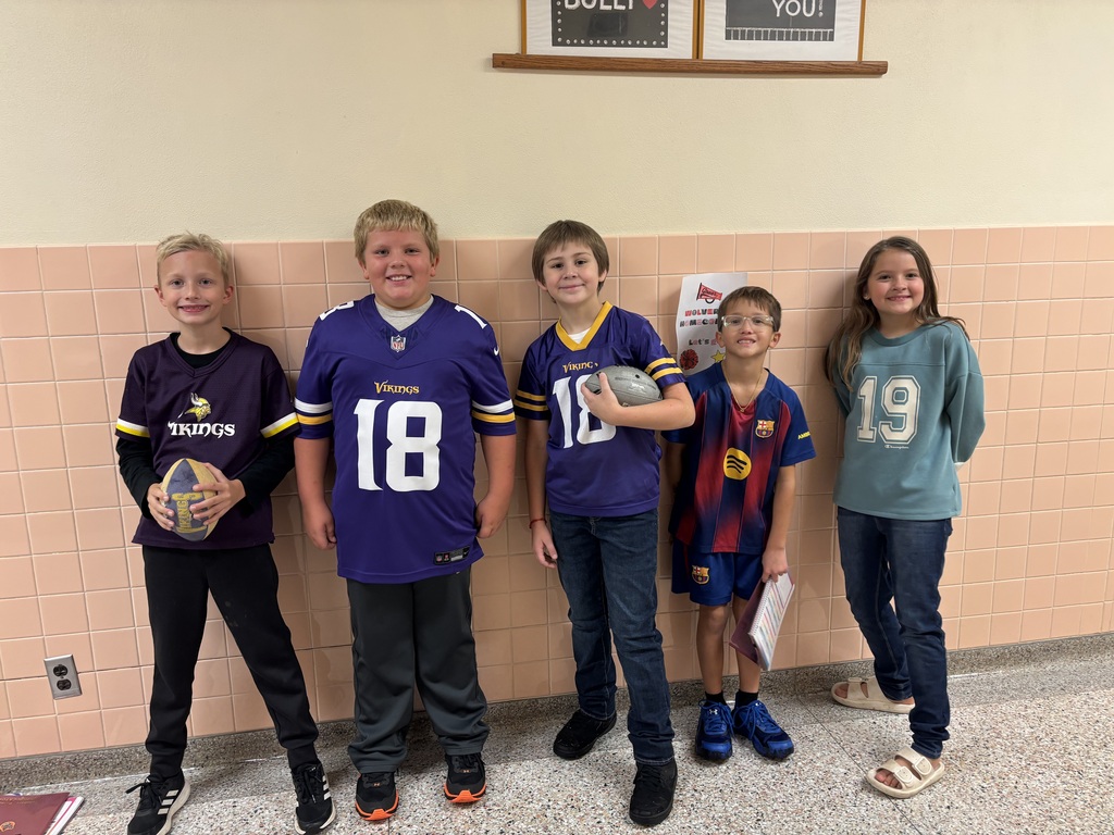 Homecoming jersey day.