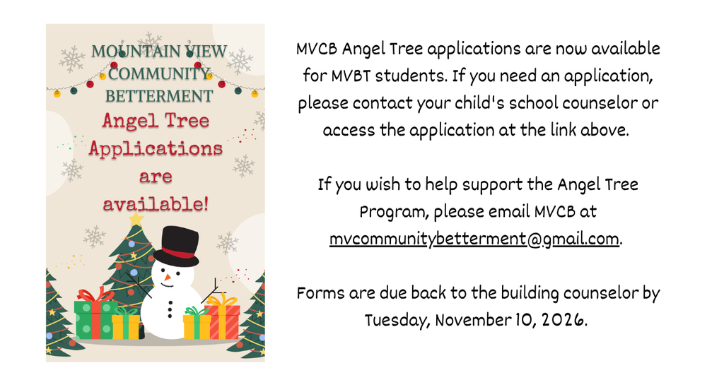 Angel Tree Applications