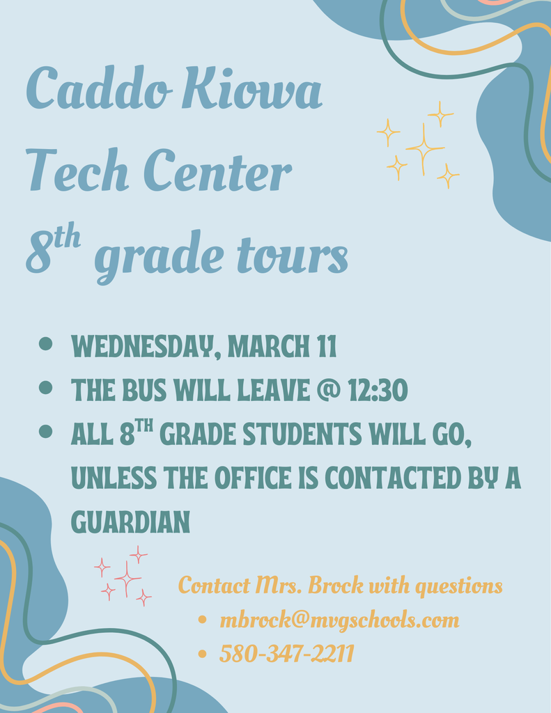 Attention:  MVG  8th Grade Students