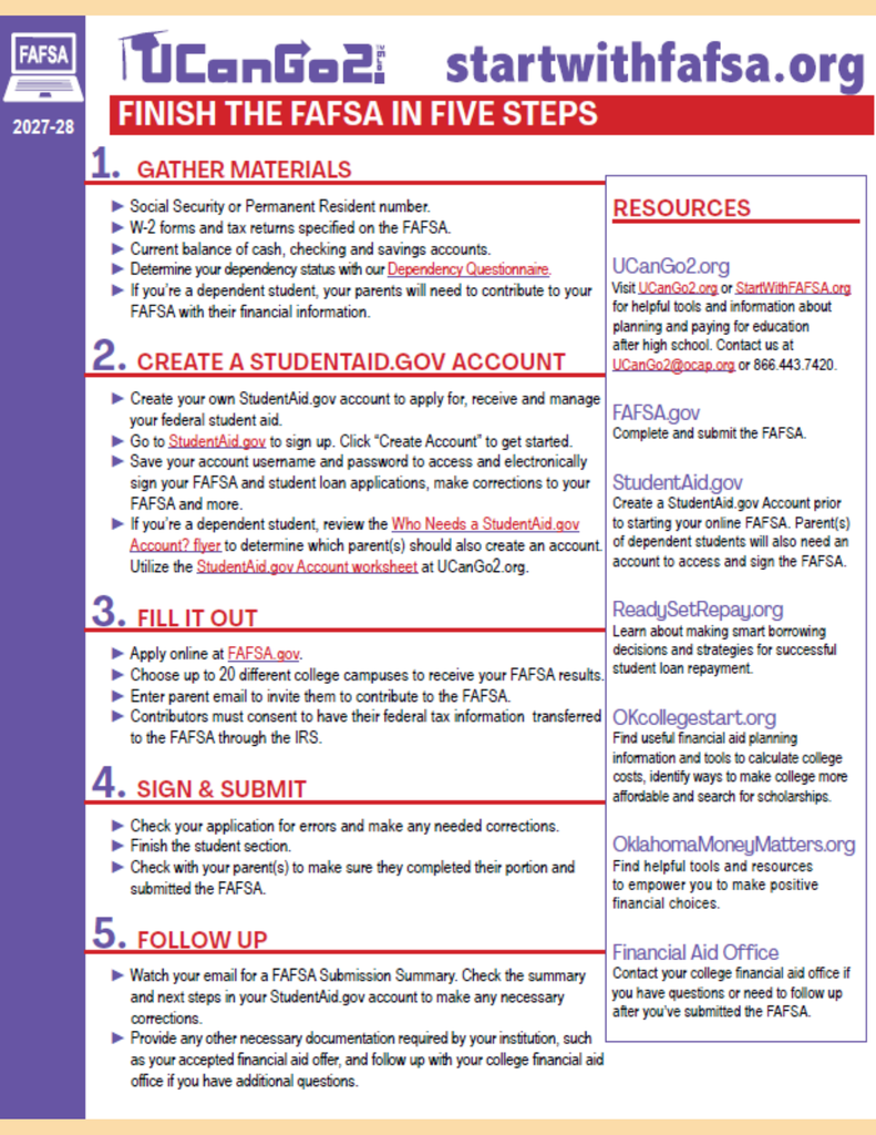 Free application for Federal Student Aid