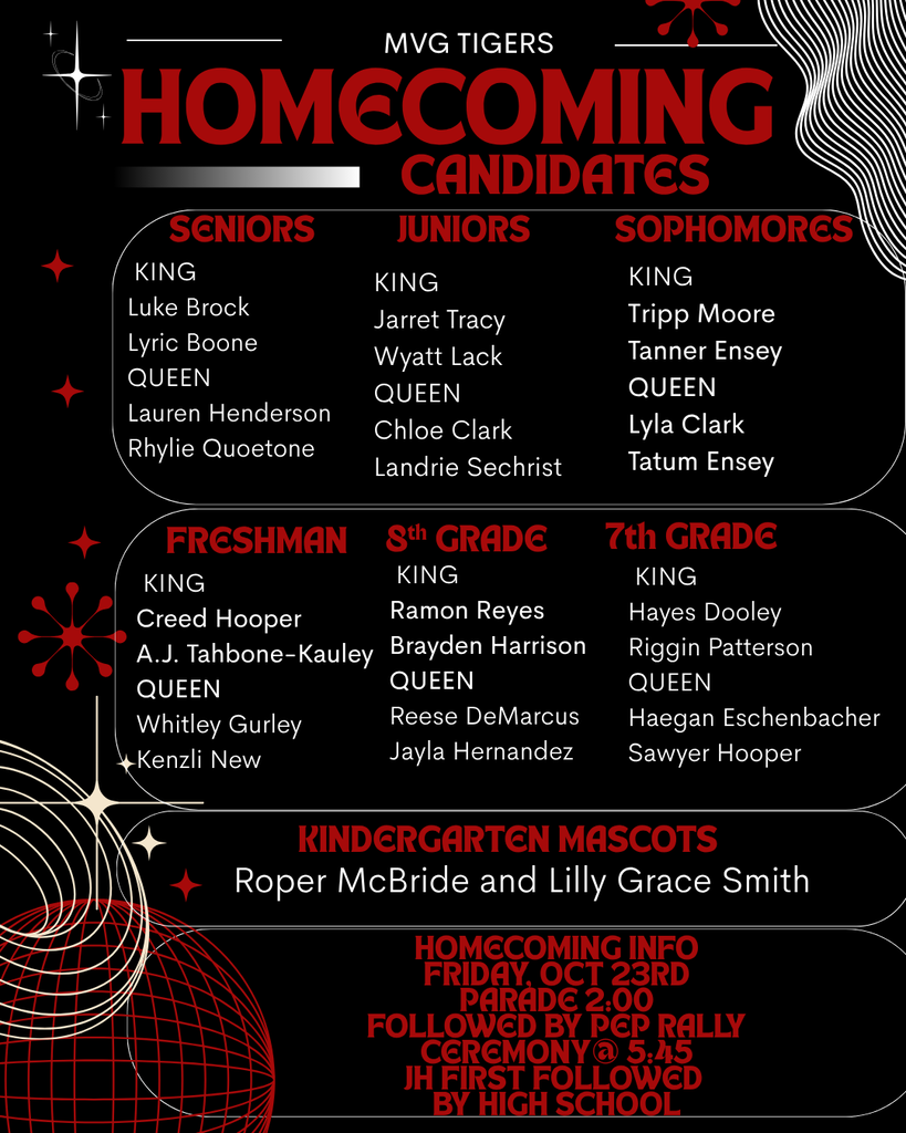 hoco 2026 candidates
