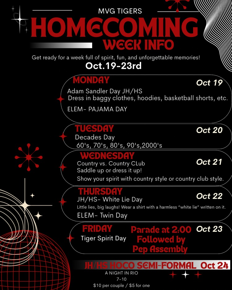 hoco 16 dress up days