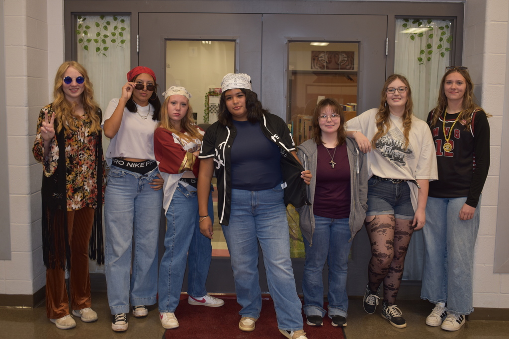 HS  girls decades day