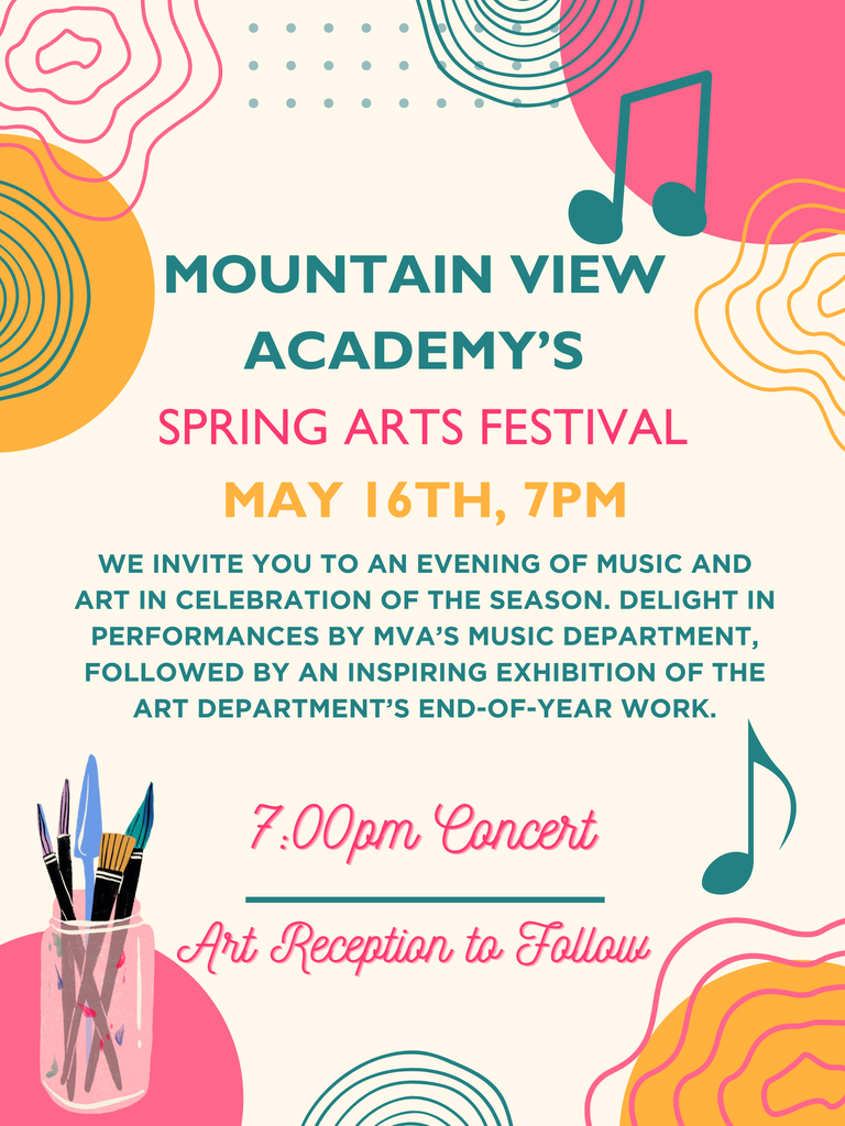 MVA Music Concert and Art Show, May 16, 2026