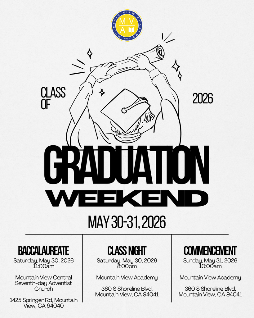 Class of 2026 Graduation Weekend Schedule