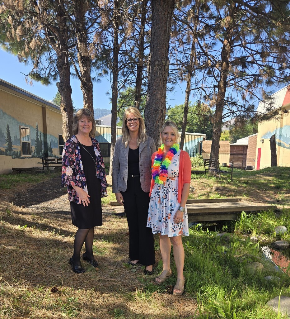 State Superintendent Critchfield with MVSD Superintendent Holthaus and Principal Martinez in CVE Nature Area
