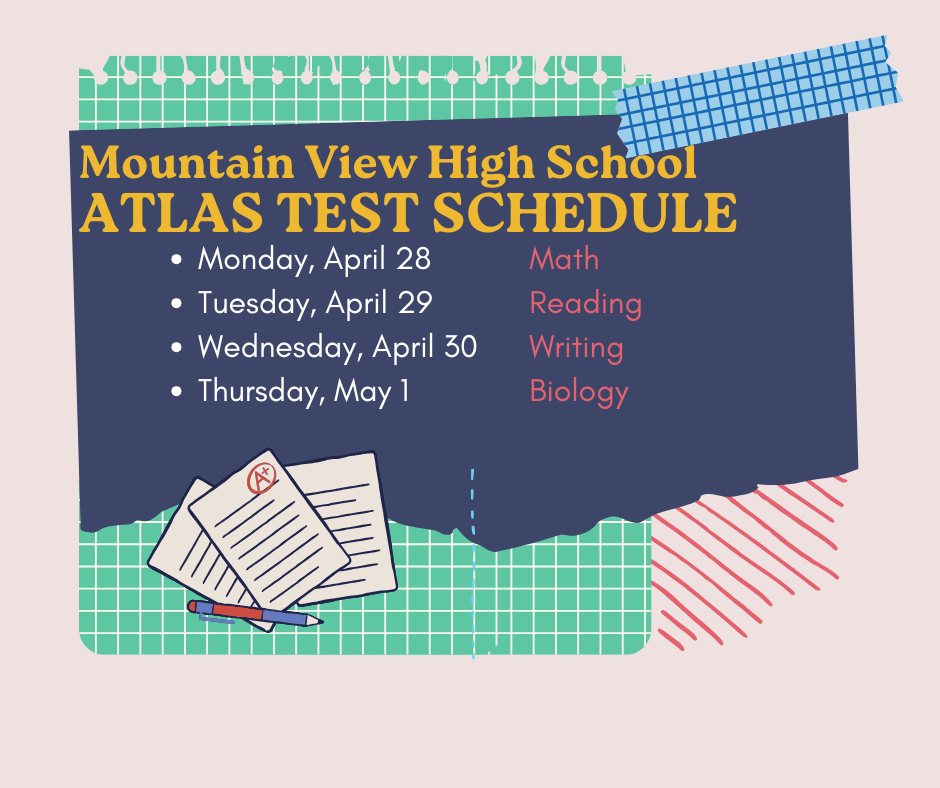 MVHS Test Schedule