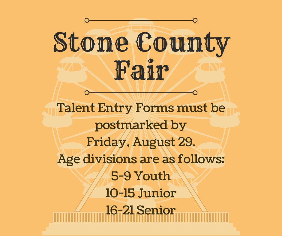 Stone County Fair Talent Forms