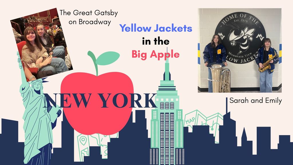 MVHS Students Emily and Sarah in New York to play at Carnegie Hall