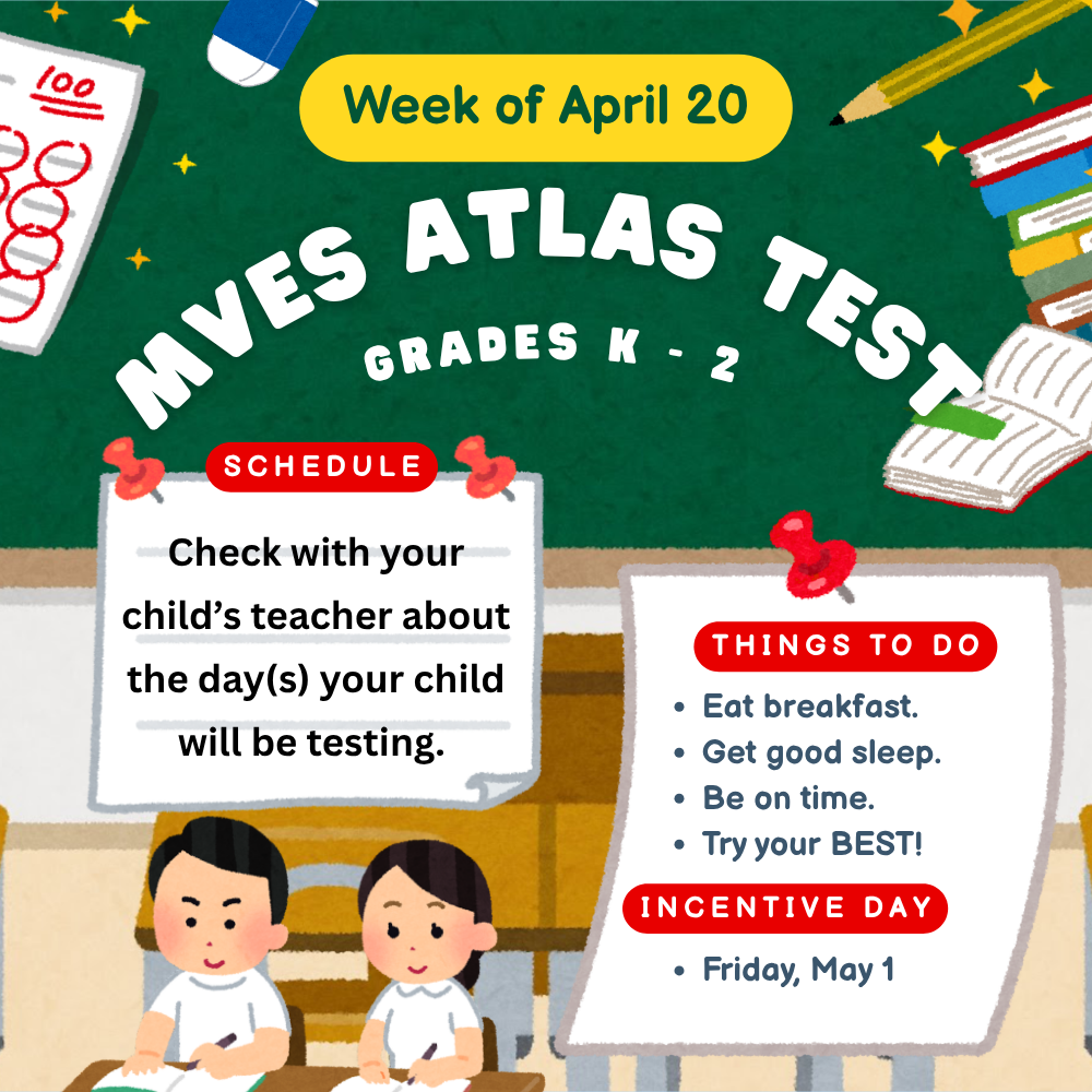 MVES ATLAS Test Week of April 20
