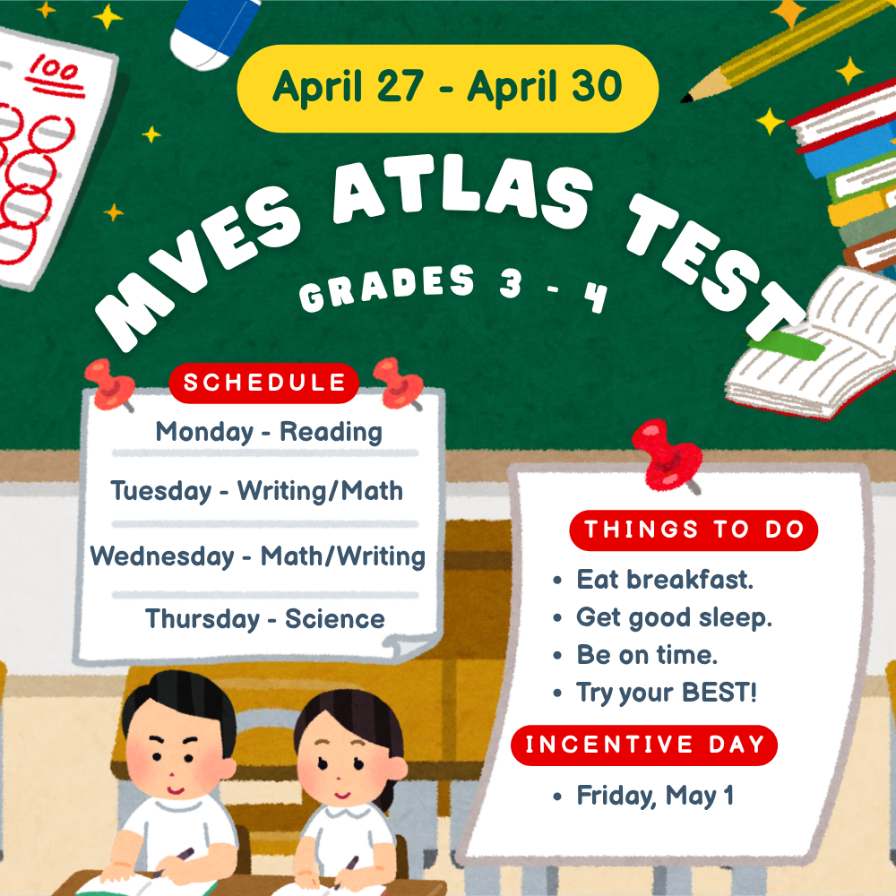 MVES ATLAS Test April 27 - 30