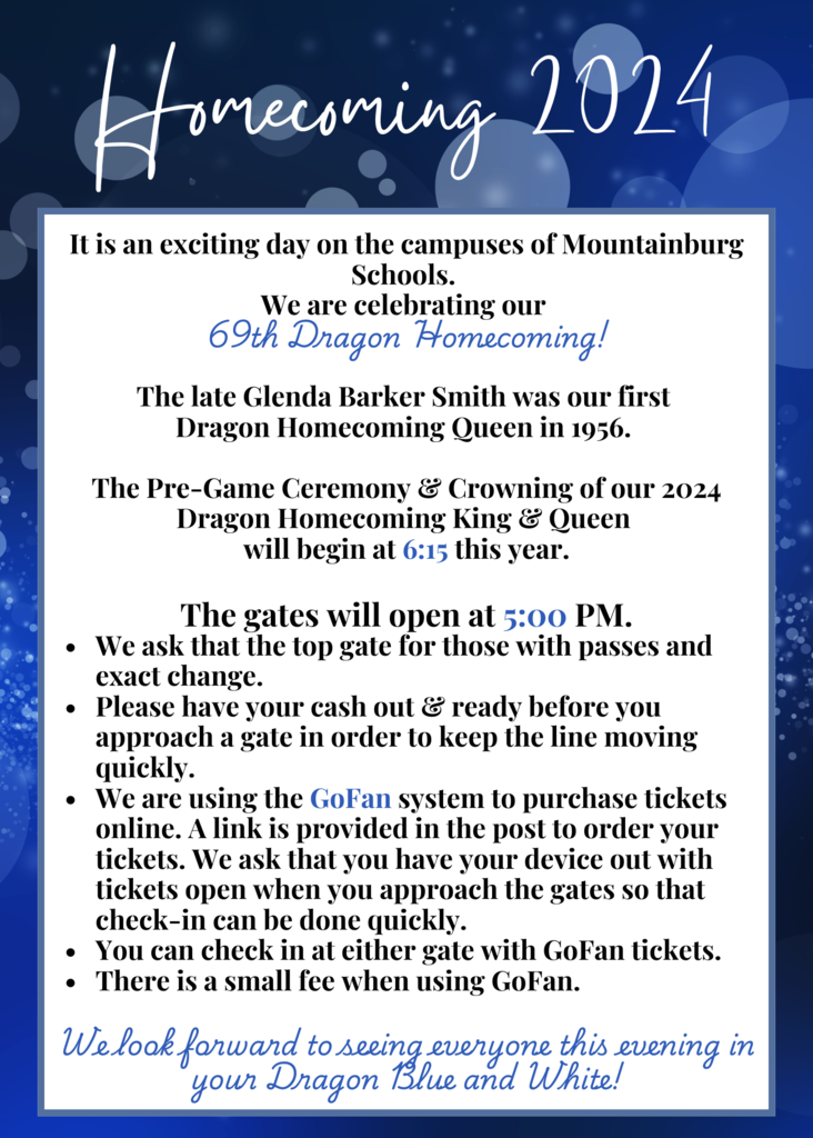 Homecoming Game Info
