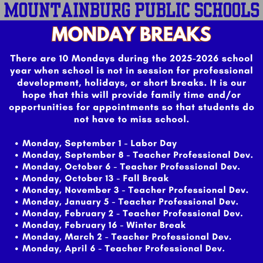 Monday Breaks
