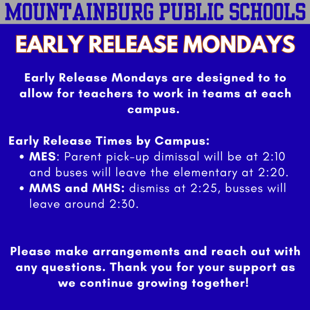 Early Release Mondays