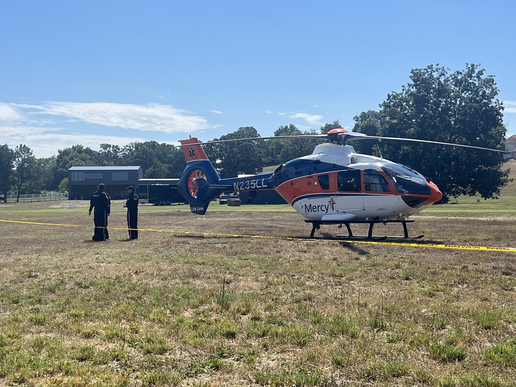 Med-evac helicopter
