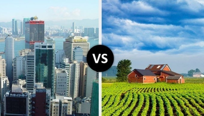 city vs country