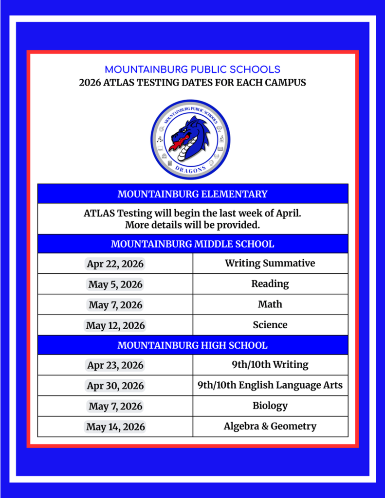 ATLAS Testing Schedule