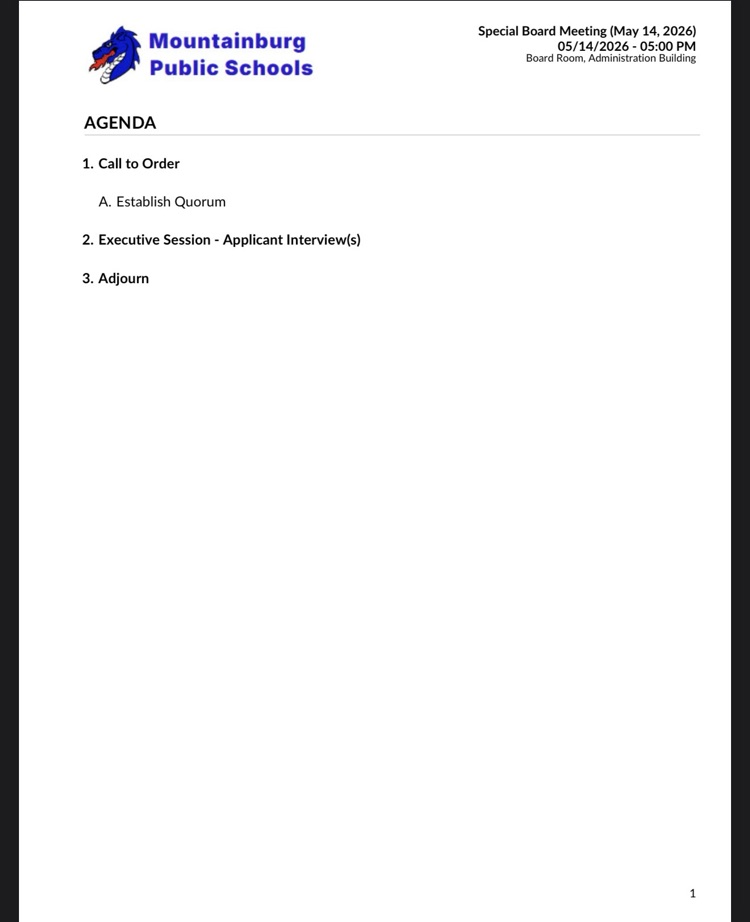 board meeting