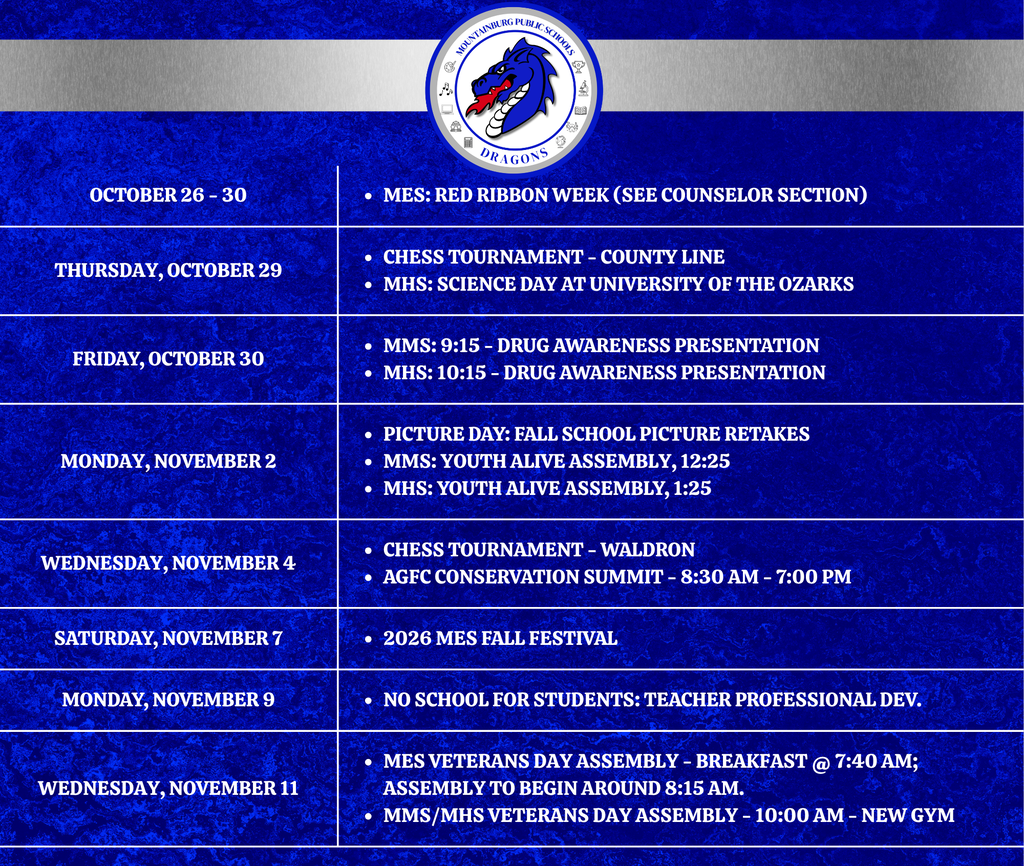 Upcoming Events