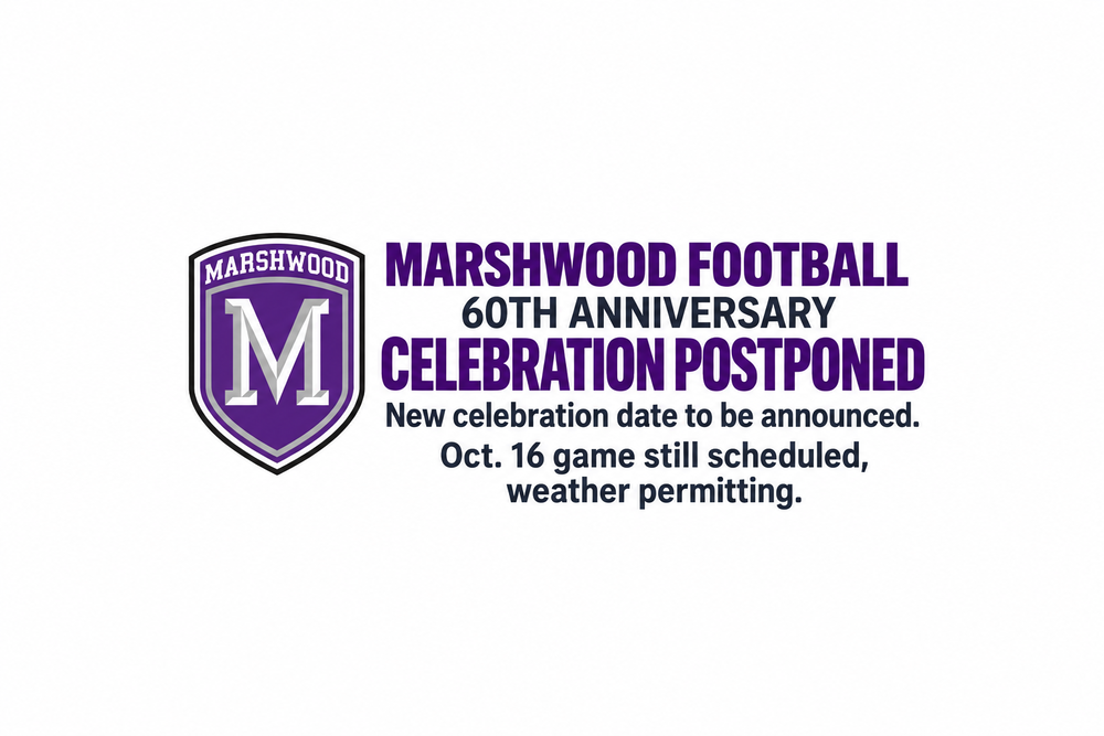Marshwood Football 60th Anniversary celebration postponed, new date to be announced