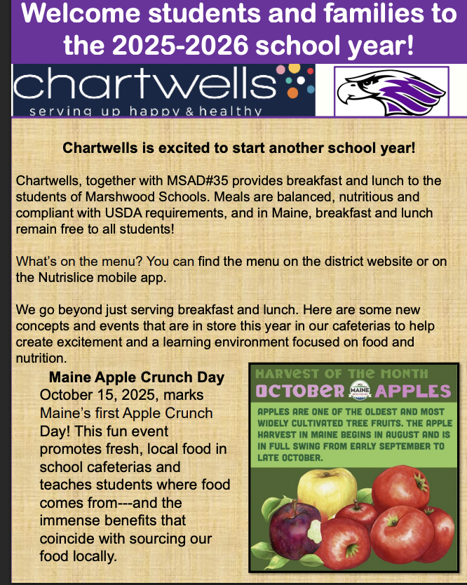 From Our Chartwell Cafeterias Welcome Students and Families to the 2025-2026 School Year       https://5il.co/3pf7g