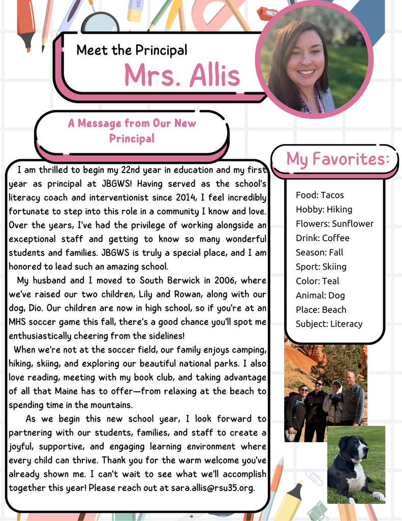 Meet the new principal!