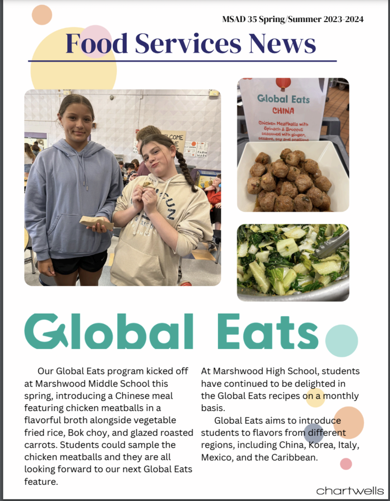 Food Service Newsletter