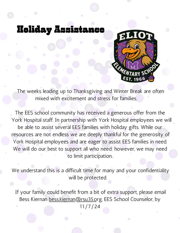 Letter from EES Counselor