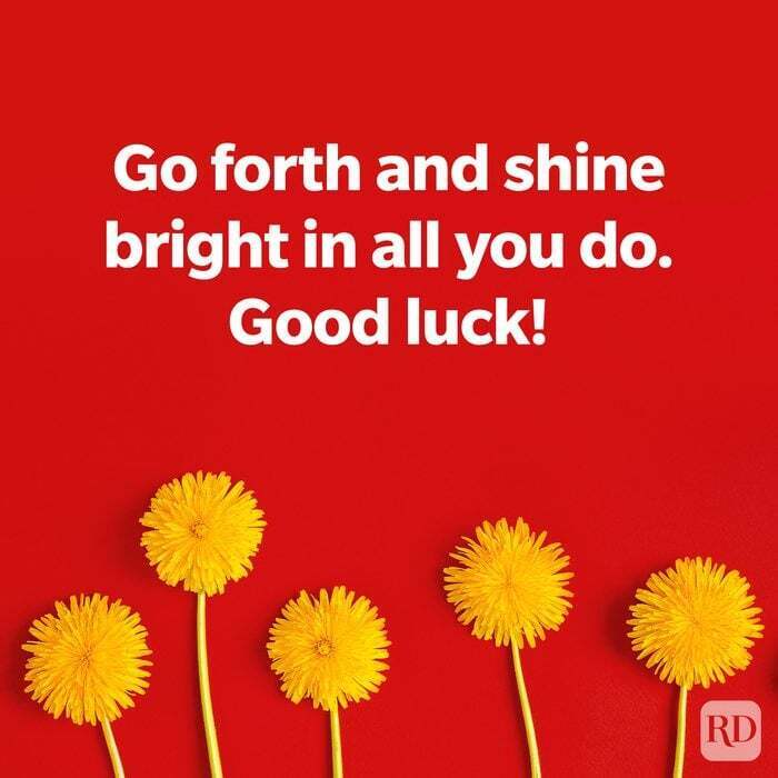 good luck