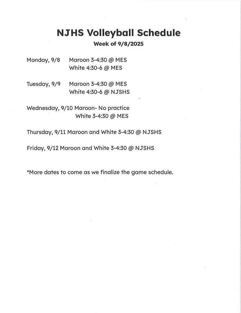 Jr High Volleyball