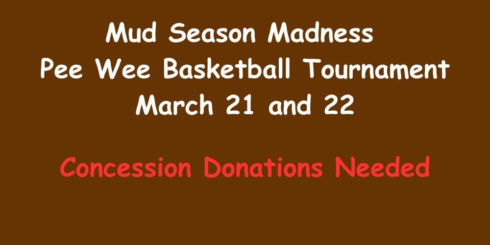 Mud Season Madness Tourney