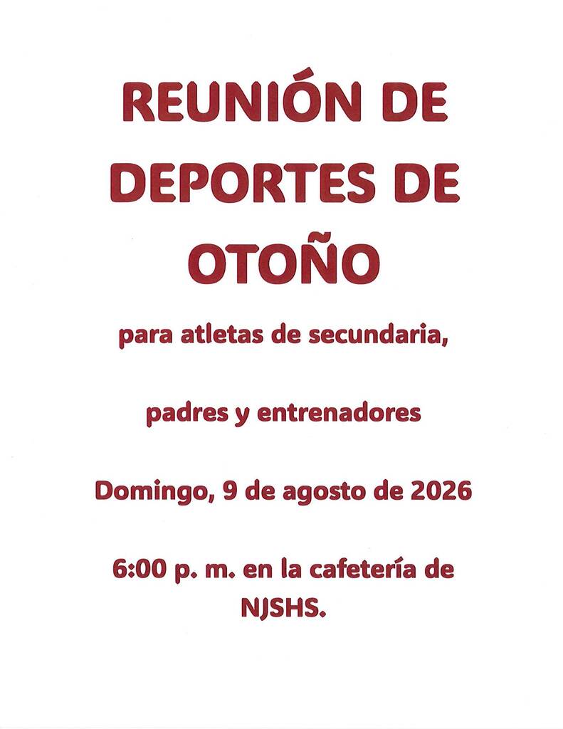 FALL SPORTS MEETING