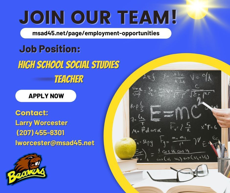 High School Social Studies Teacher