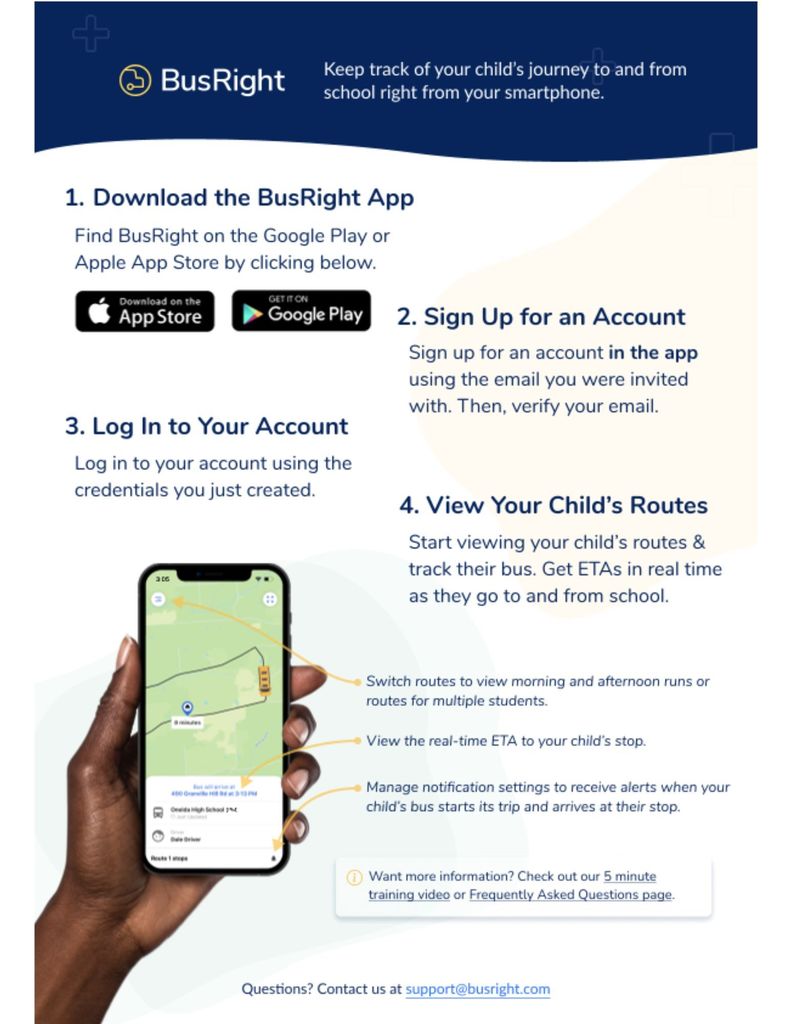 BusRight App Instructions