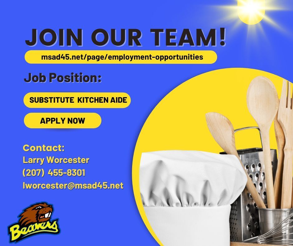 substitute kitchen aide