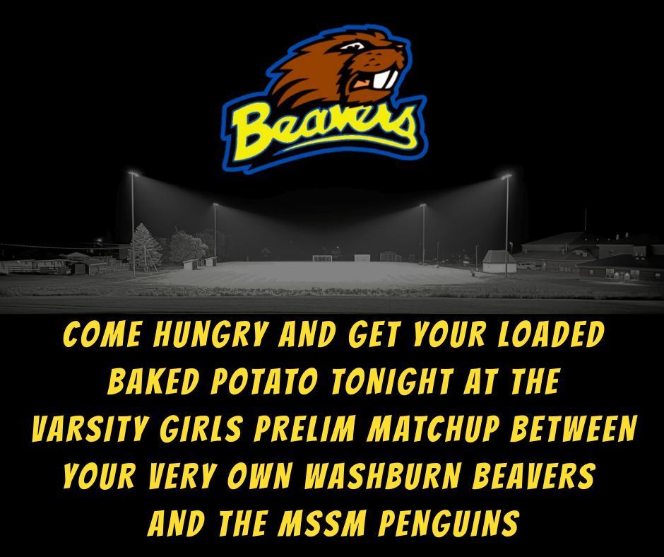 loaded baked potatoes at the soccer game tonight