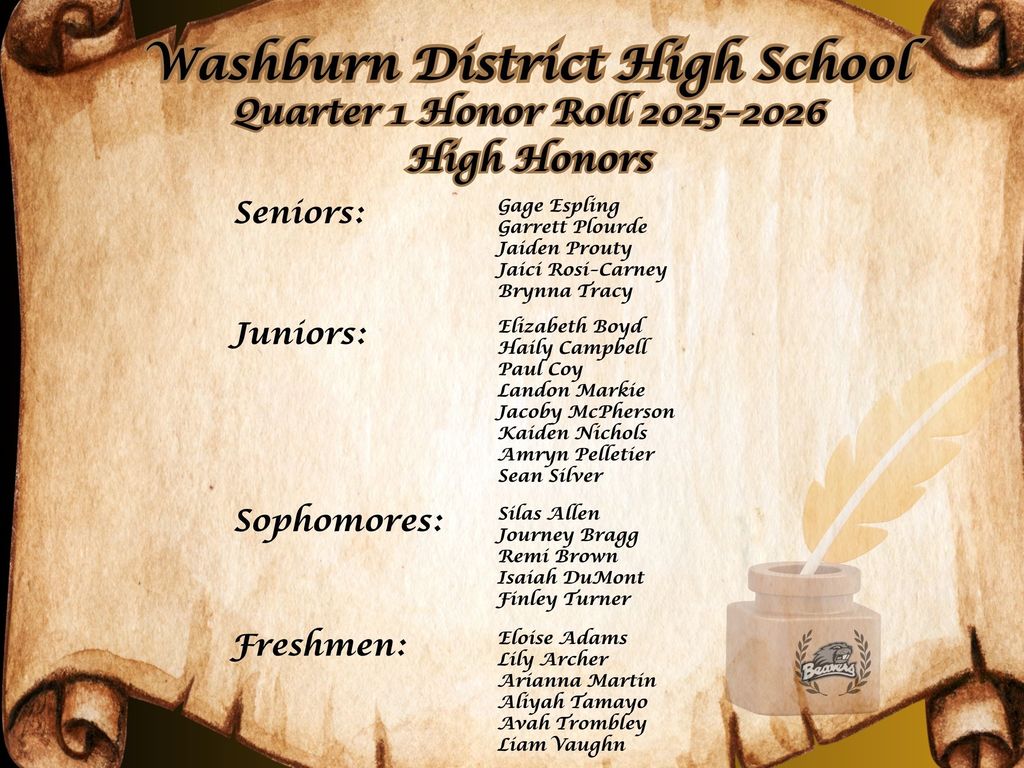 high honors Q1