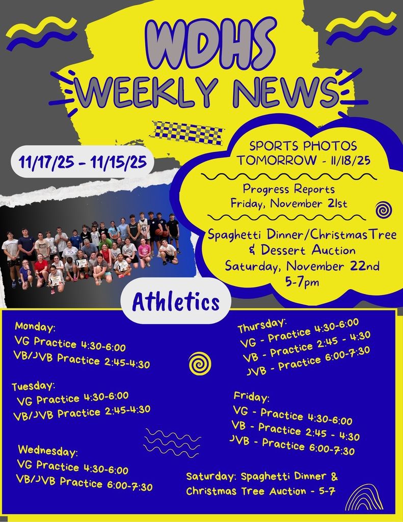 wdhs weekly news 11/17 - 11/22
