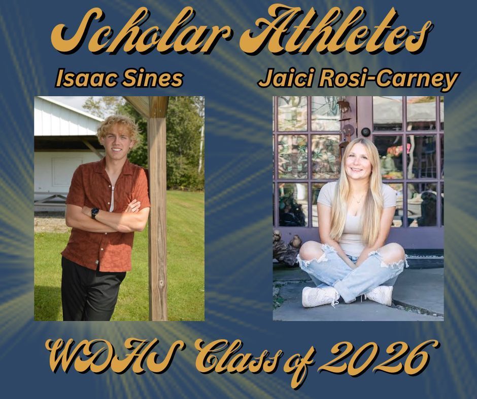jaici rosi carney & isaac sines scholar athletes