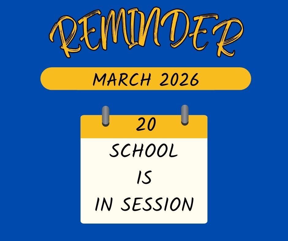 school in session 3/20/26