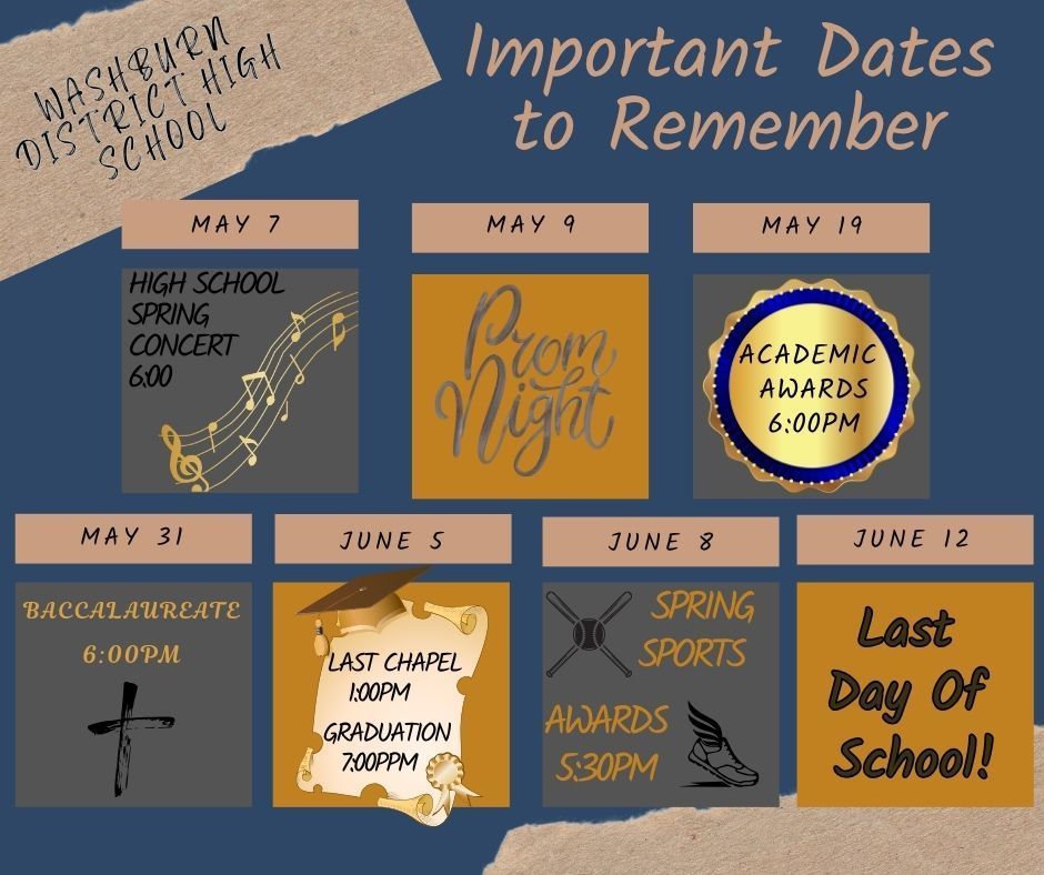 dates to remembert